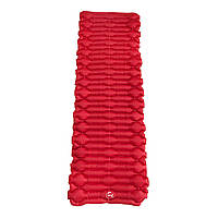 Великий надувний килимок похідний, туристичний WCG для кемпінгу (червоний)