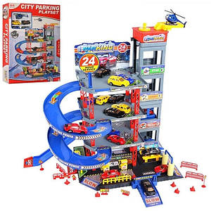 Паркінг дитячий для машинок Ігровий набір для дітей Автопаркування іграшкове Паркування з ліфтом Іграшка гараж