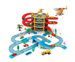 Дитячий паркінг для машинок Мега парковка Автопарковка іграшкова для малюків Гараж Ігровий набір для дітей, фото 2