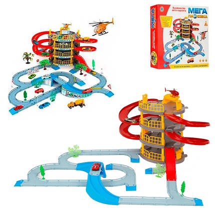 Дитячий паркінг для машинок Мега парковка Автопарковка іграшкова для малюків Гараж Ігровий набір для дітей, фото 1