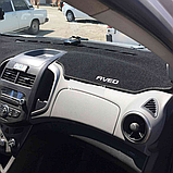 Накидка на панель приладів Сhevrolet Aveo T300 2011-2020, накидка/чохол на торпеду  авто Шевроле Авео, фото 2