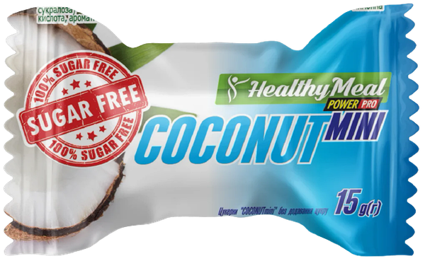 Кокосовий батончик без цукру Coconut Bar Mini15 г