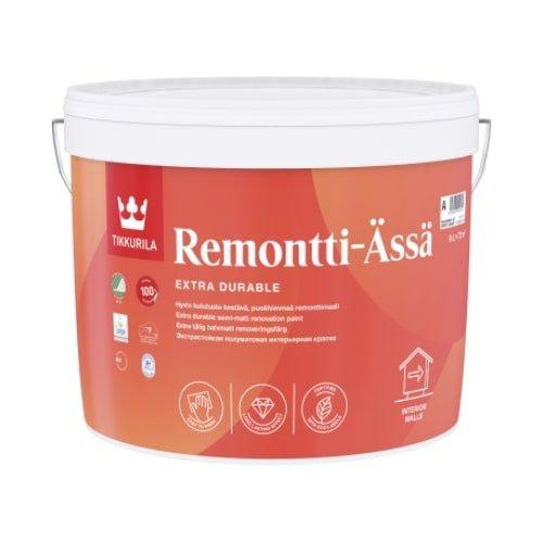 Напівматова фарба для внутрішніх робіт Tikkurila Remontti-Ässä (Тіккуріла Ремонтті-Ясся)