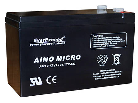 Акумулятор Aino Micro AM 12В 7.2Ач, фото 2