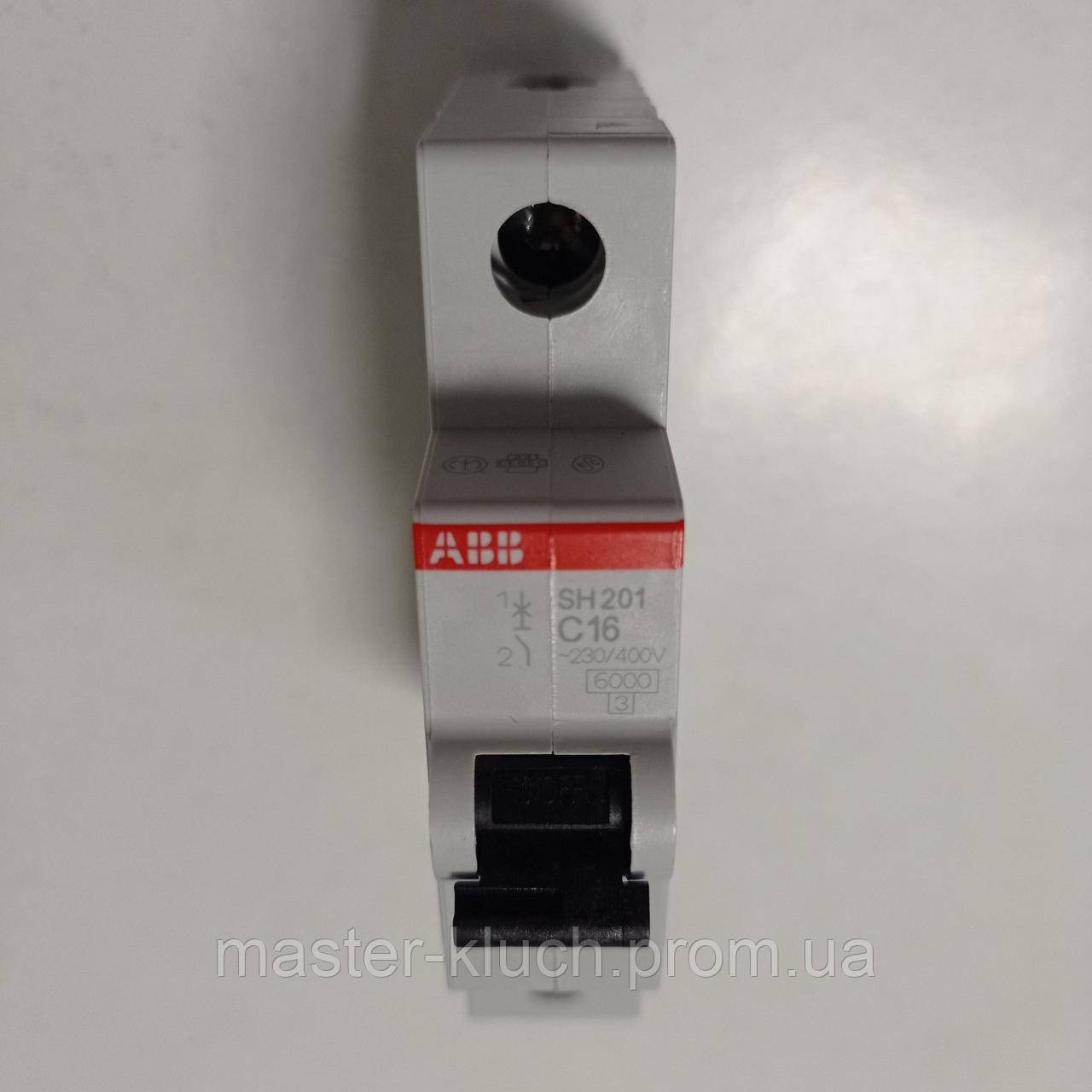 Автоматический выключатель АВВ 16А SH201 - фото 5 - id-p5720364