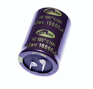 Конденс. електрол. snap-in 10000мкФ 63В Samwha 105*С HE 35*50