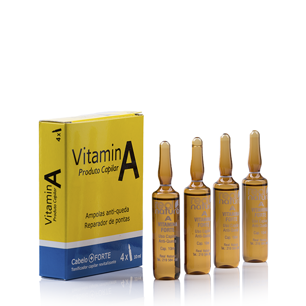 Ампули проти падіння Real Natura Vitamin A 4*10 мл