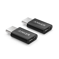 Перехідник адаптер Anker USB-C Type-C (тато) - Micro USB (мама) конвертер type c micro usb