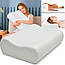 Ортопедична подушка з ефектом пам'яті 50x29x10/7см, Memory Foam Pillow / Ортопедична подушка для шиї, фото 7
