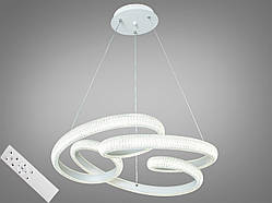 Сучасна світлодіодна люстра з димером, 90W