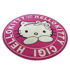 Килимок захисний під крісло  для підлоги АКЛАС Хелло Кітті Принтовый Рожевий