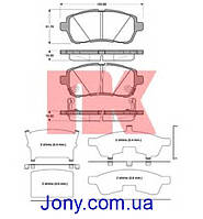 Тормозные колодки Ford FIESTA VI