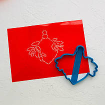 3D формочки-вирубки для пряників "Ялинкова іграшка 51"