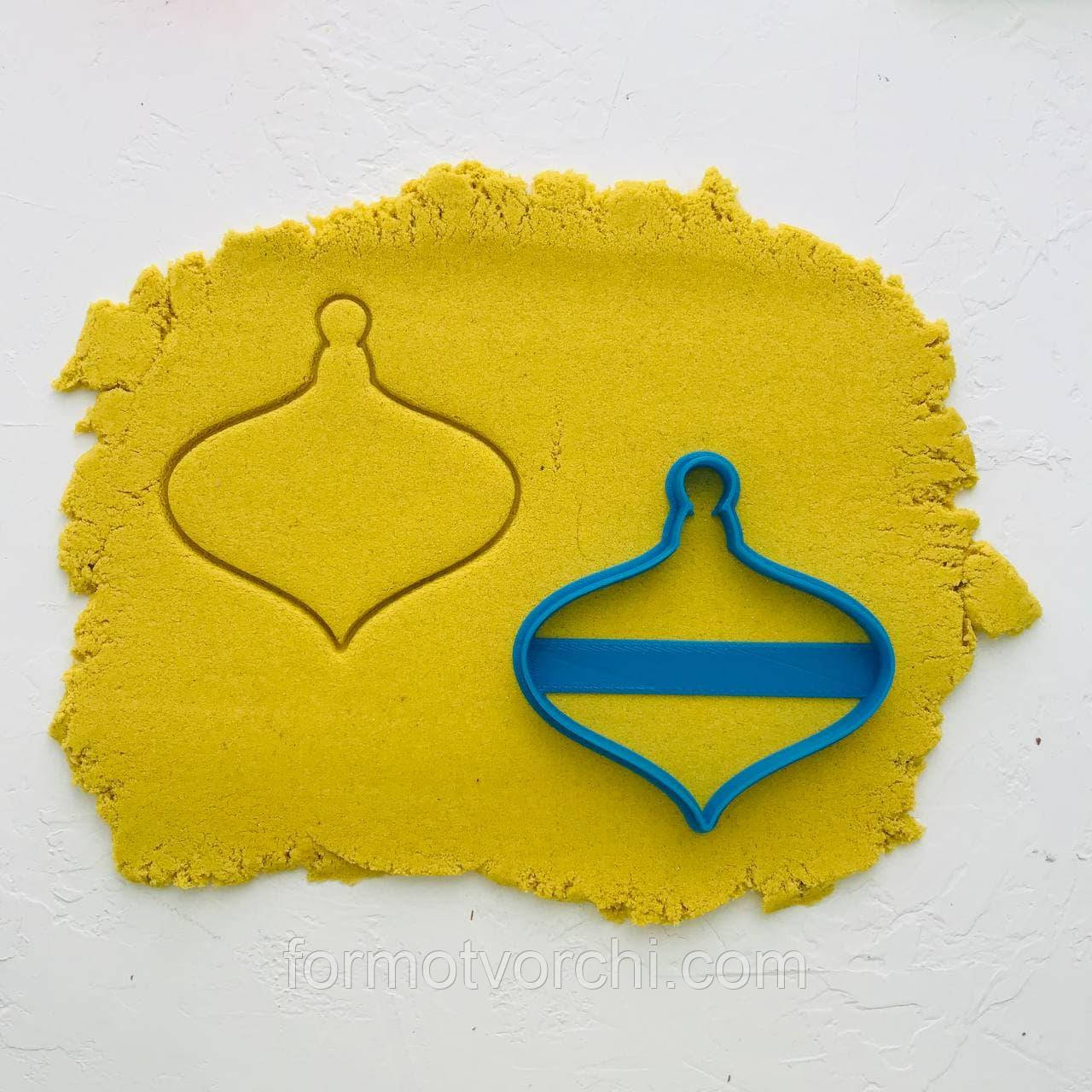 3D формочки-вирубки для пряників "Ялинкова іграшка 60"