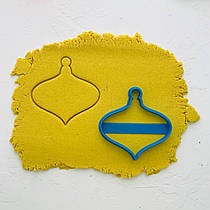 3D формочки-вирубки для пряників "Ялинкова іграшка 60"