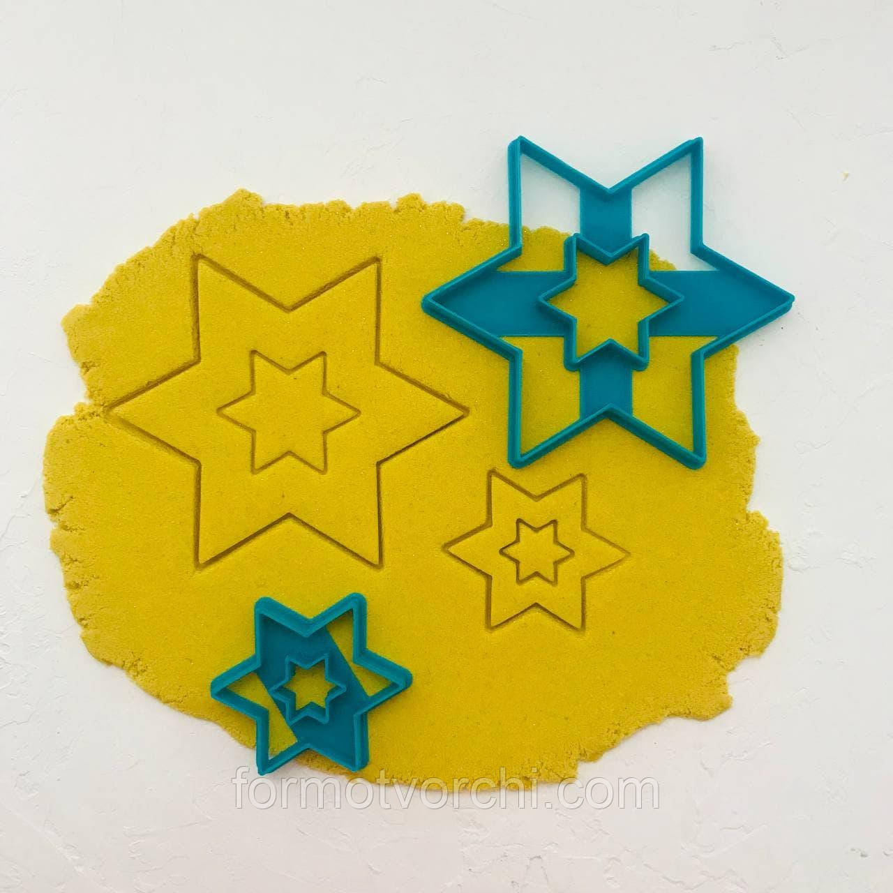 3D-формочки-вирубки для пряників "Зірки"