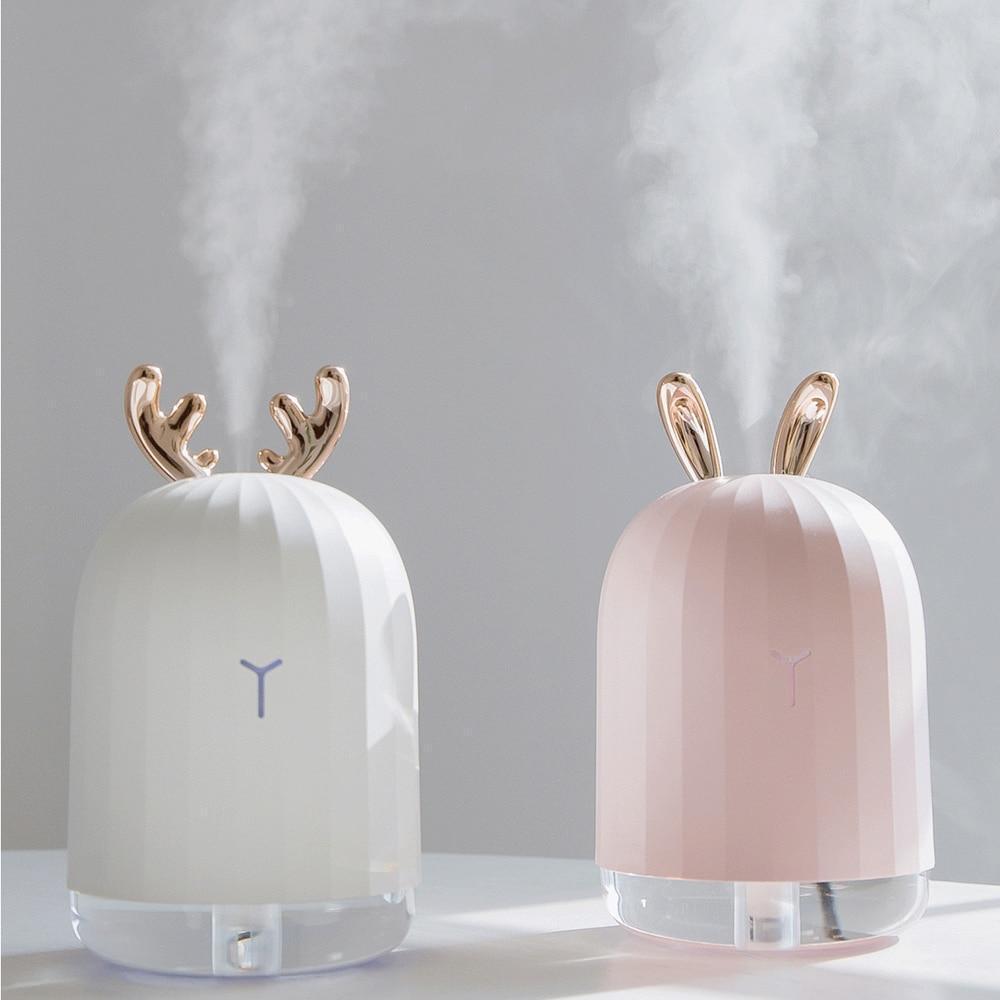 Зволожувач повітря нічник LOVELY HUMIDIFIER рожевий