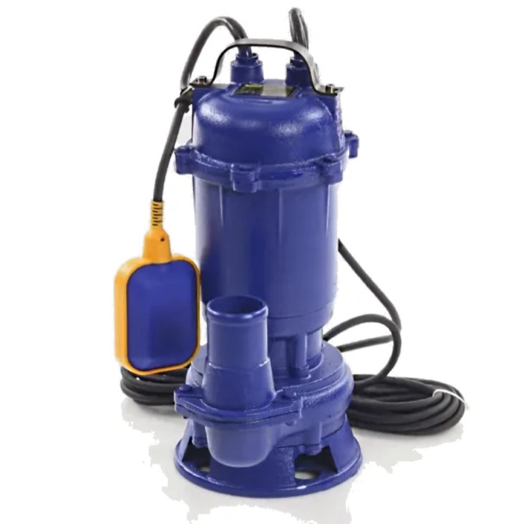 Фекальний насос з подрібнювачем Werk WQD15, 2500 Вт, погружний, для брудної води, вигрібних ям і каналізації - фото 1 - id-p1517281234