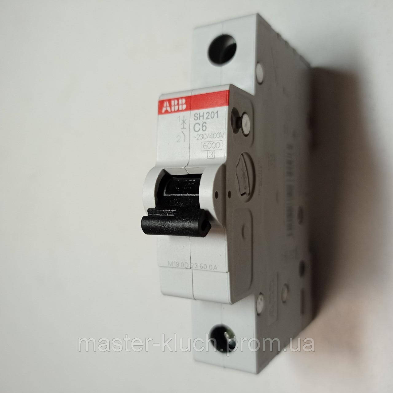 Автоматический выключатель 6A АВВ SH201 С6 - фото 4 - id-p3660945