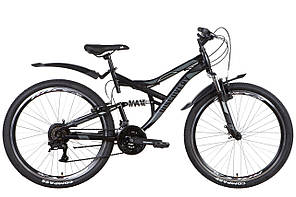 Велосипед ST 26" Discovery CANYON AM2 Vbr з крилом Pl 2022 (сіро-чорний (м))