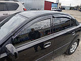 Дефлектори вікон вітровики Kia Rio 2005-2009 (Autoclover), фото 3
