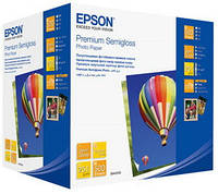 Фотобумага Epson, полуглянцевая А6 (10х15), 250 г/м2, 500 л, Premium Series (C13S042200).