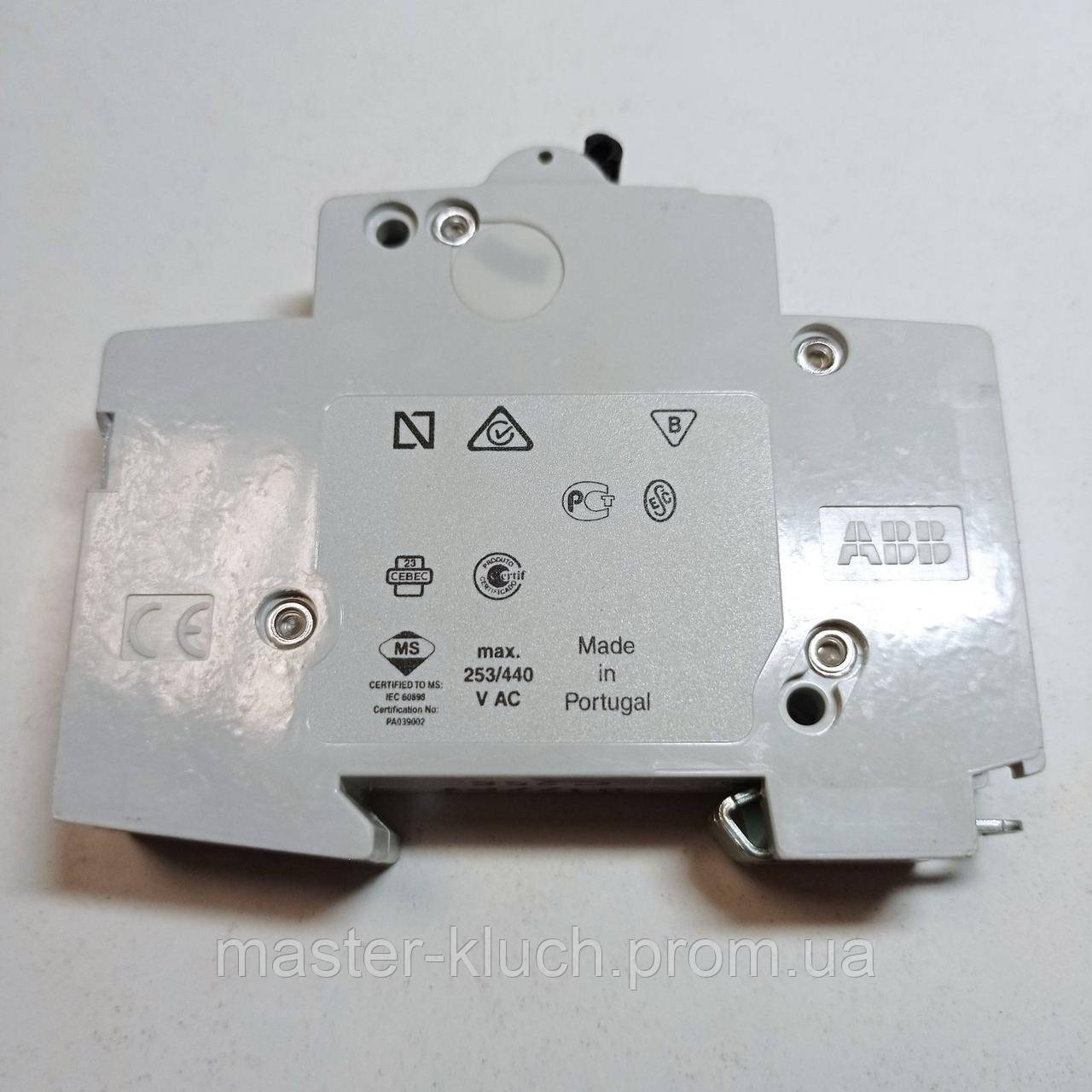 Автоматический выключатель 25A АВВ SH201 - фото 8 - id-p5720373