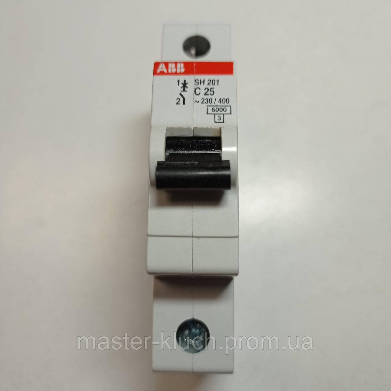 Автоматический выключатель 25A АВВ SH201 - фото 3 - id-p5720373
