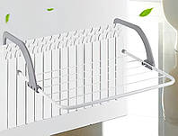 Сушарка для білизни на батарею Fold Clothes Shelf TL00143-L 54х34 см Сіра, сушка для речей