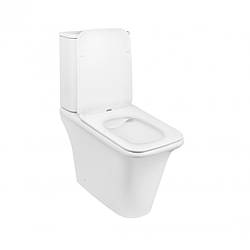 Унітаз підлоговий Rimless гір. випуск, нижній підвод, сидіння Slim Duroplast/Soft-close Чехія