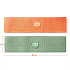 Резинки тканевые для фитнеса SKDK набор из 2-х шт., фото 5