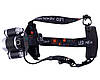 Ліхтарик налобний High Power HeadLamp 3xCree T6 з трьома діодами на акумуляторах, фото 2
