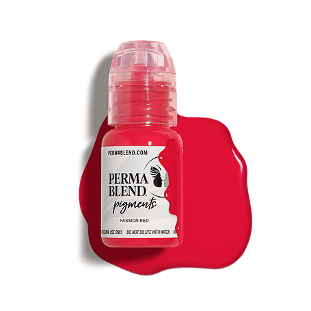 Пігмент для татуажу губ PERMA BLEND Passion Red (USA), 15 мл, фото 2