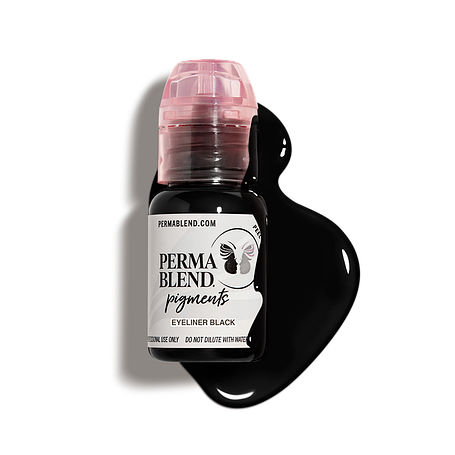 Пігмент для татуажу PERMA BLEND Eyeliner Black (USA), 15 мл, фото 2