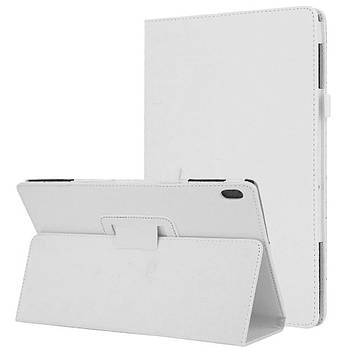 Чохол-книжка Litchi Leather Case для Apple iPad Pro 12.9 2015 / 2017 (Wake / Sleep) White