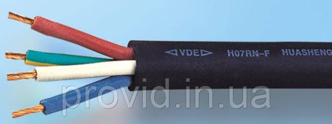 Кабель гнучкий в гумовій ізоляції H07RN-F 2х1 TITANEX, фото 1