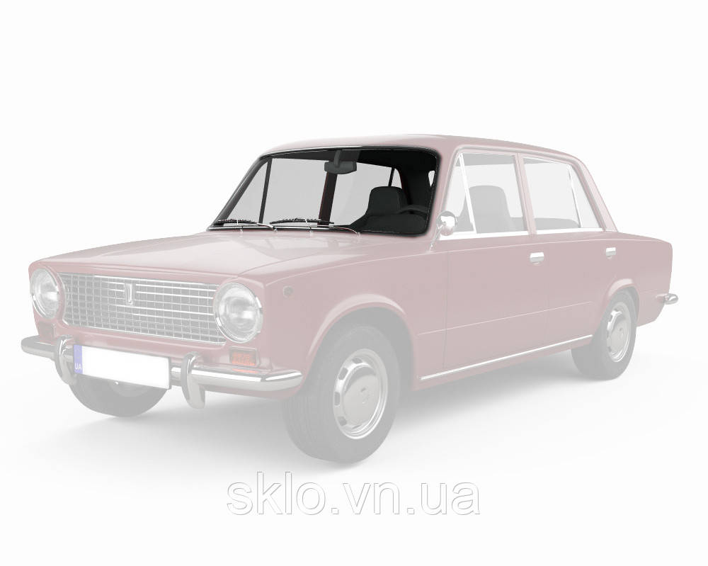 Лобове скло ВАЗ 2101/2102/2104/2105/2106/2107 (1974-2012) /Fiat 124/125 (1966-1992)
