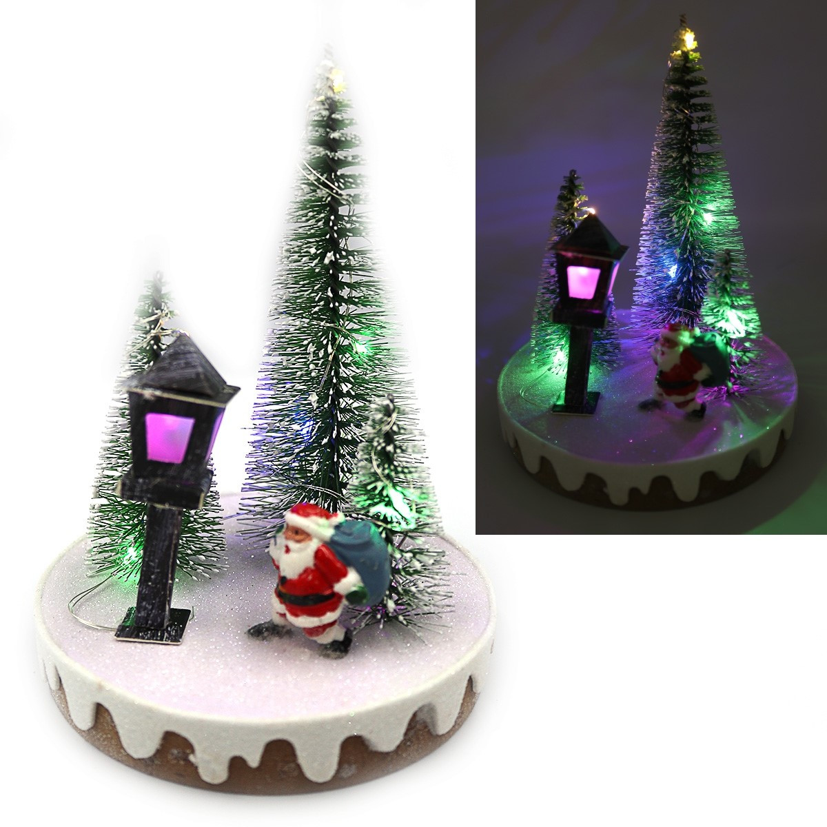 Нова LED декорація 3D "Єлки", 14*10,5 см, 746563, фото 1