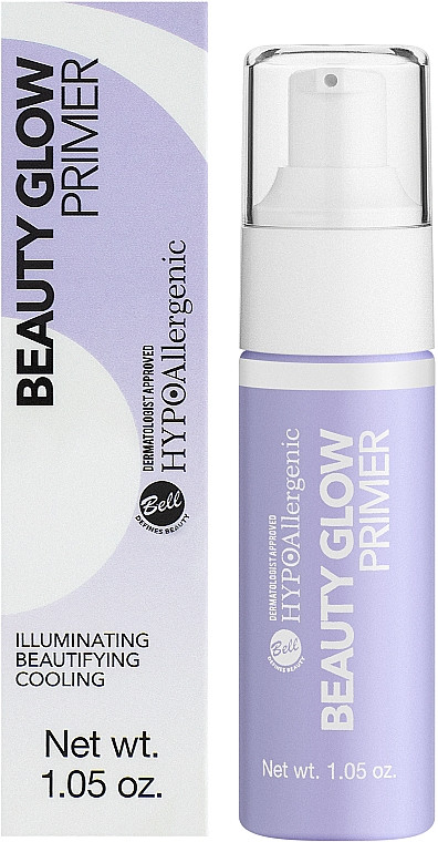 Гіпоалергенна база під макіяж з ефектом освітлення Bell Hypo Allergenic Beauty Glow Primer