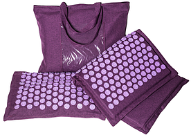 Набір акупунктурний килимок та подушка (аплікатор Кузнєцова) Ortek 10026