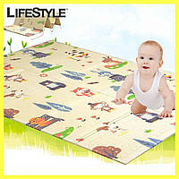 Детский развивающий коврик Folding baby mat 150*180 см / Детский раскладной коврик