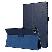 Чехол-книжка Litchi Leather Case для Apple iPad Pro 11 2018 / 2020 (Wake / Sleep) Dark Blue