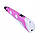 3D pen 5 ручка з дисплеєм MINECRAFT 7711, рожева, фото 3