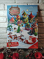 Новогодние адвент календари Польща різдвяні календарики шоколадные подарок для детей
