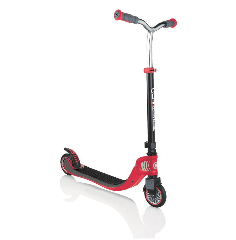 GLOBBER — Самокат серії FLOW FOLDABLE 125 чорно-червоний, до 100 кг, 6+, фото 1