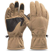 Рукавички, сенсорні, coyote tan, softshell, PRC 7-8 (M)