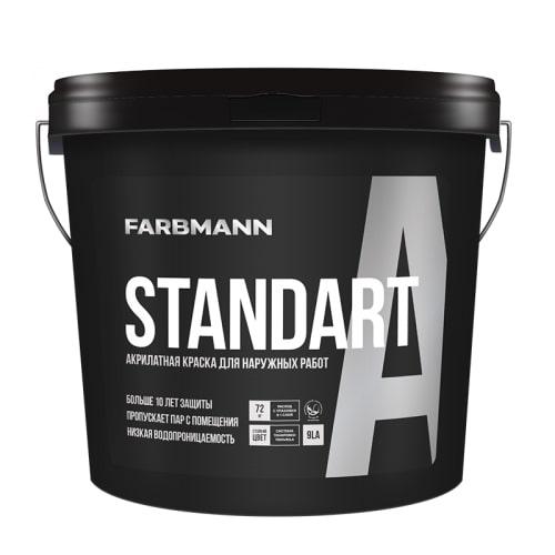 Латексна атмосферостійка фарба на основі акрилату Farbmann Standart А (Фарбманн Стандарт A)