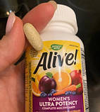 Вітаміни для жінок 50+ Alive! Women's 50+ Ultra Potency 60 таблеток, фото 7