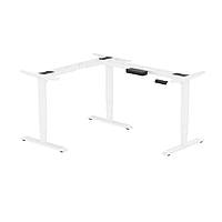 Электро-стол MonoTable угловой (90°) без столешницы ( белый )