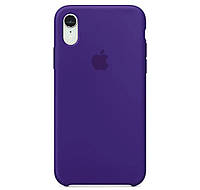 Силиконовый чехол-накладка Apple Silicone Case for iPhone Xr, Ultra Violet (HC) (A)